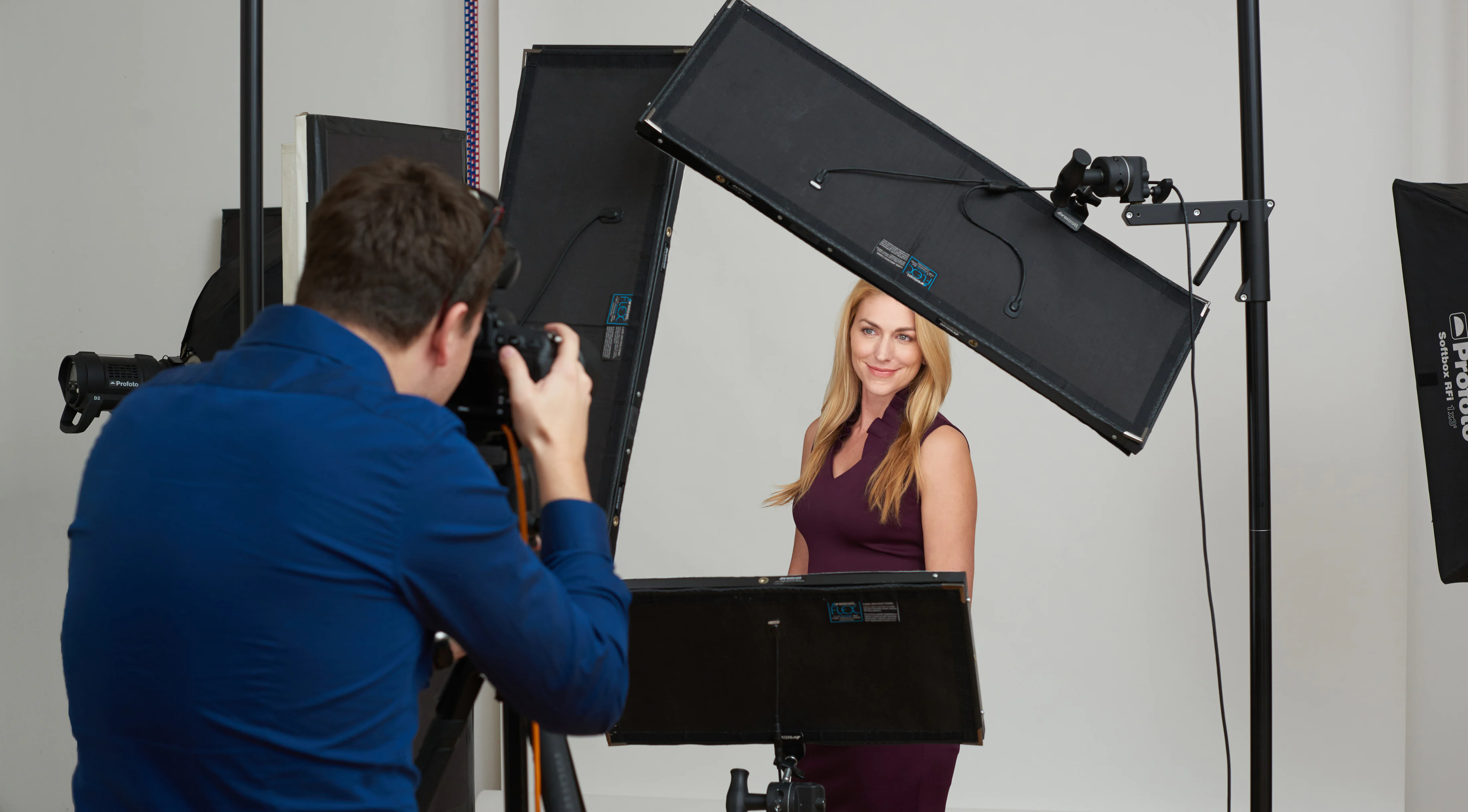 Stúdió fotózás hölgy